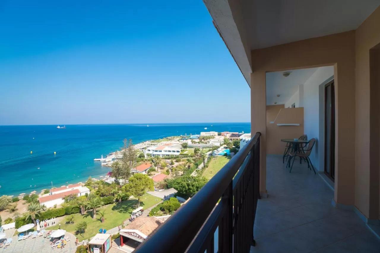 Helea Lifestyle Beach Resort Kallithea  Exterior photo View from a balcony