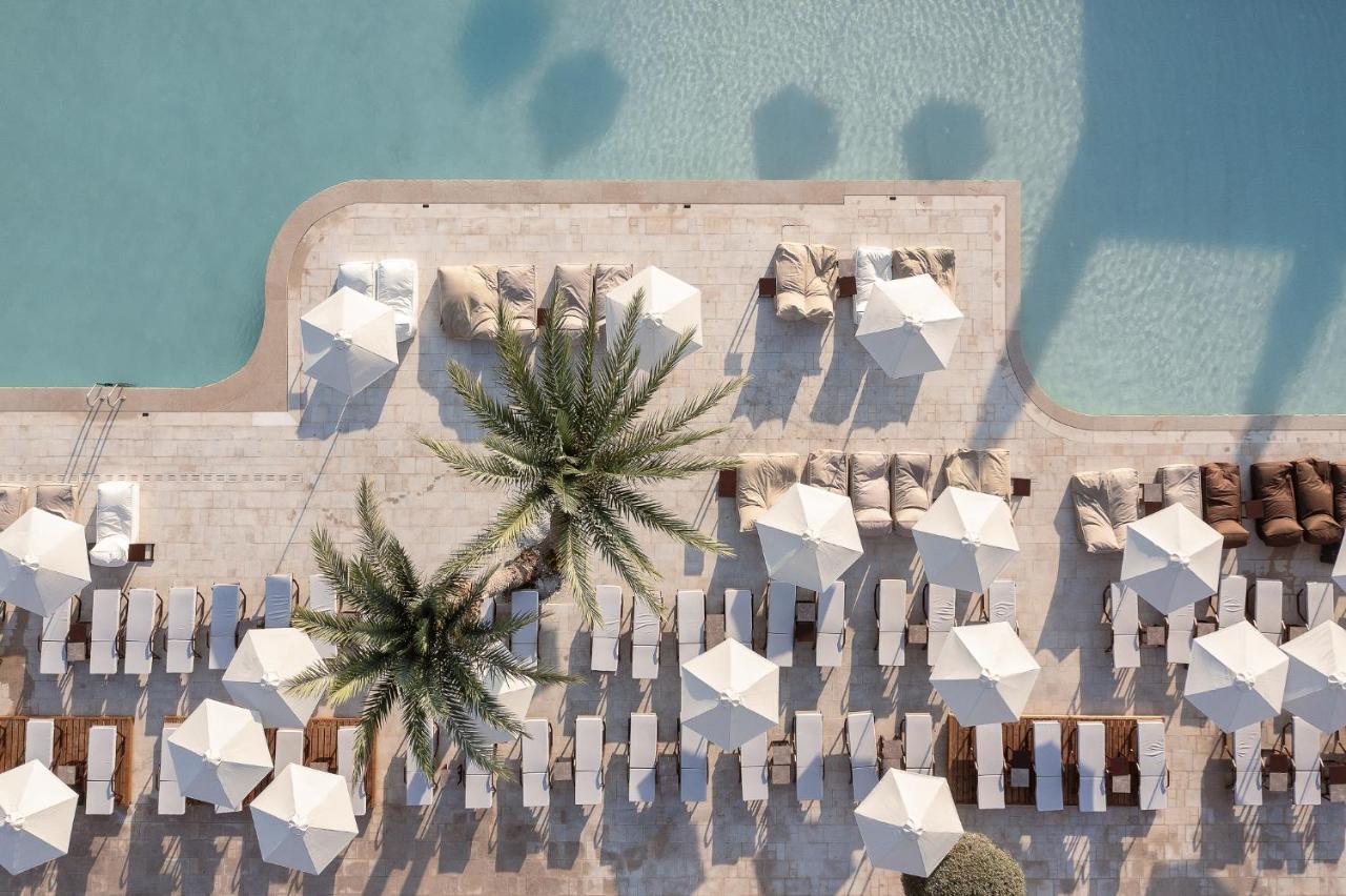 Helea Lifestyle Beach Resort Kallithea  Exterior photo Aerial view of the pool at the Westin Dubai