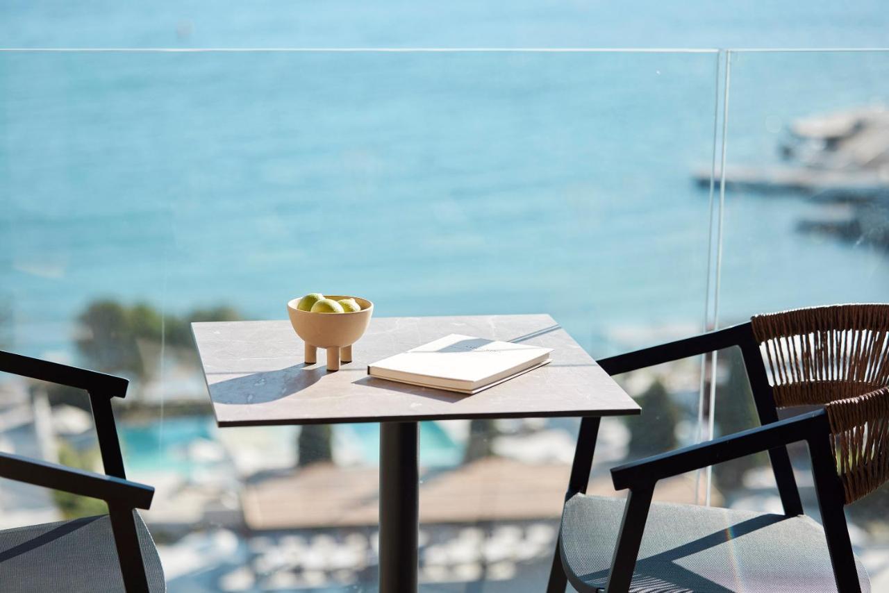 Helea Lifestyle Beach Resort Kallithea  Exterior photo View from the balcony of a suite