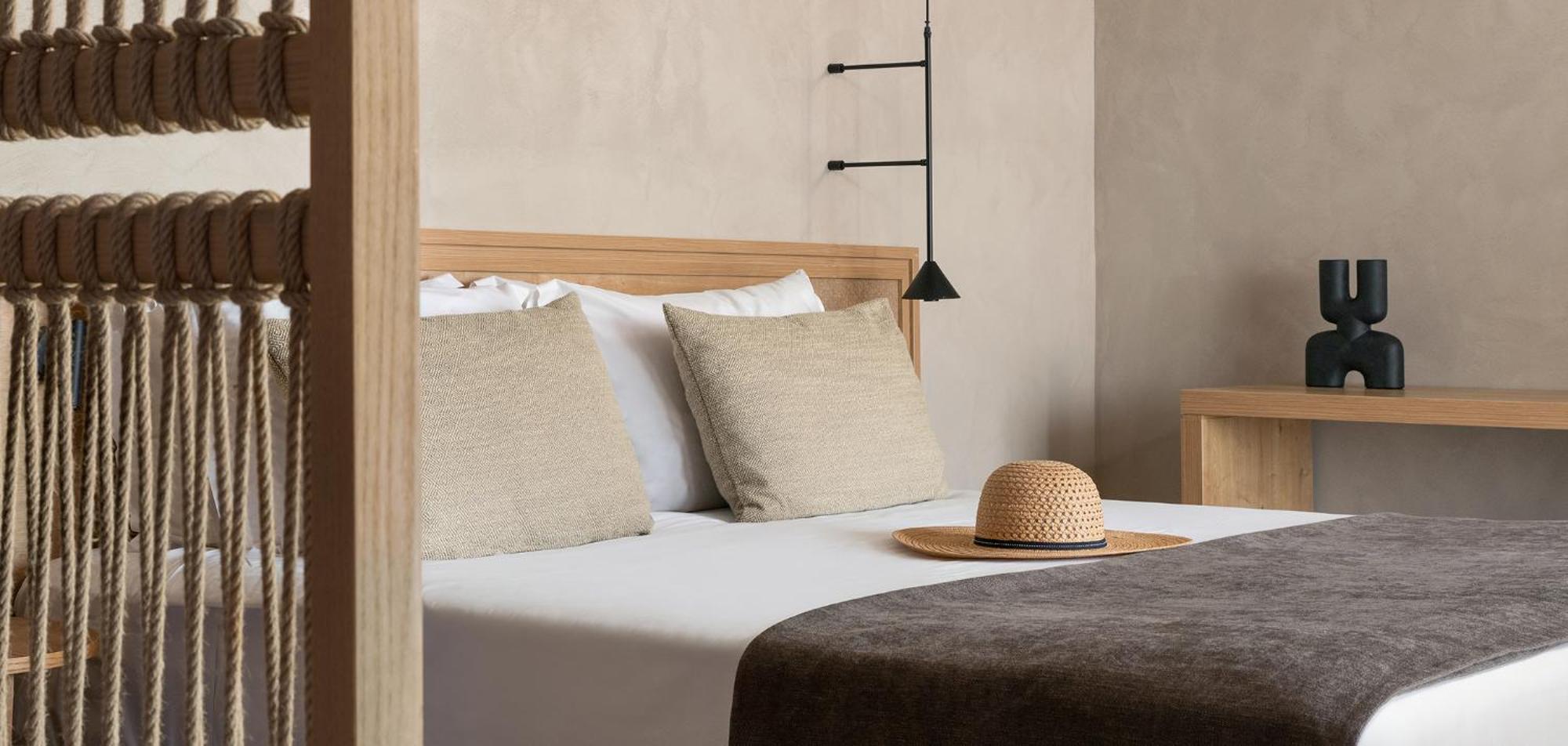 Helea Lifestyle Beach Resort Kallithea  Exterior photo A bed with a straw hat