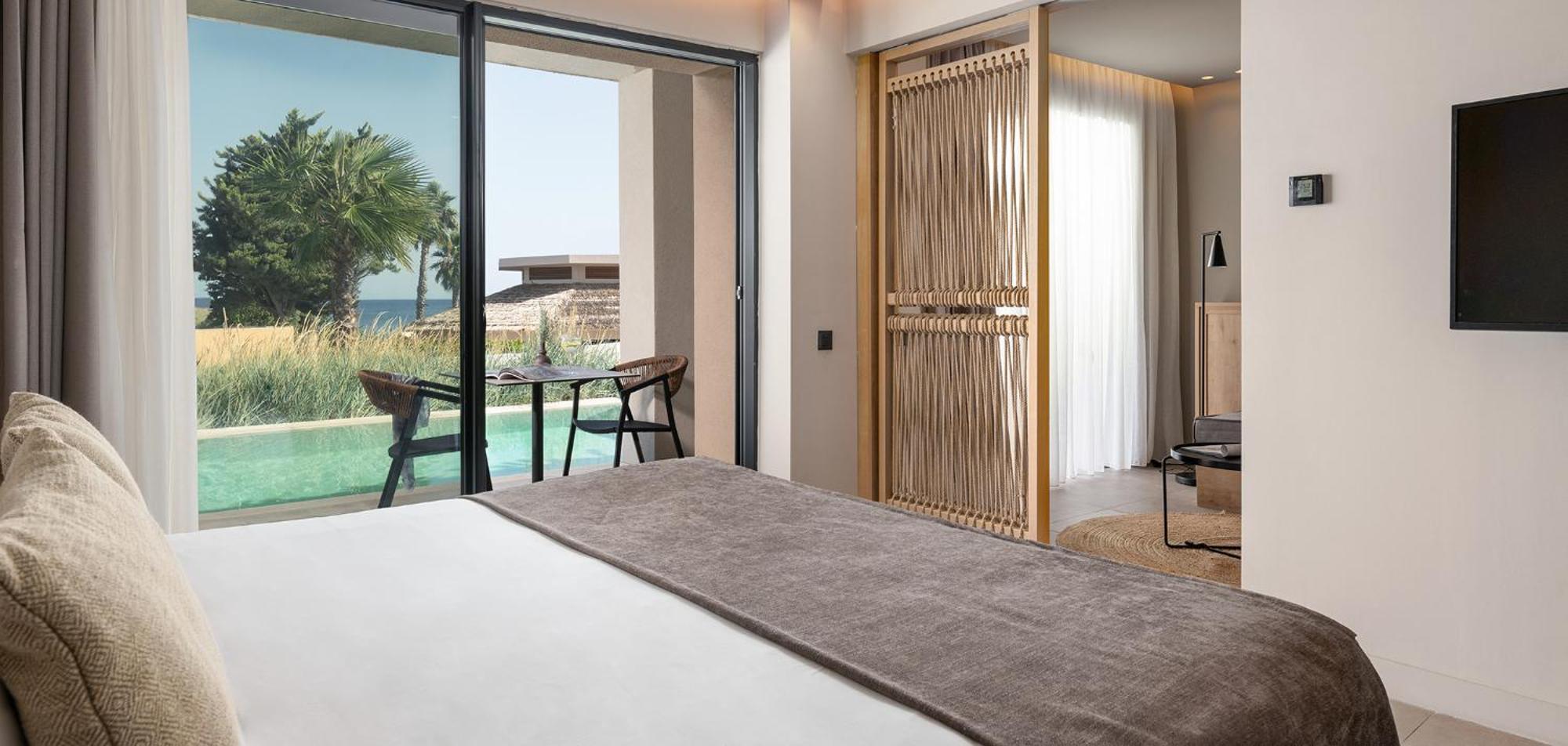 Helea Lifestyle Beach Resort Kallithea  Exterior photo A room at the hotel